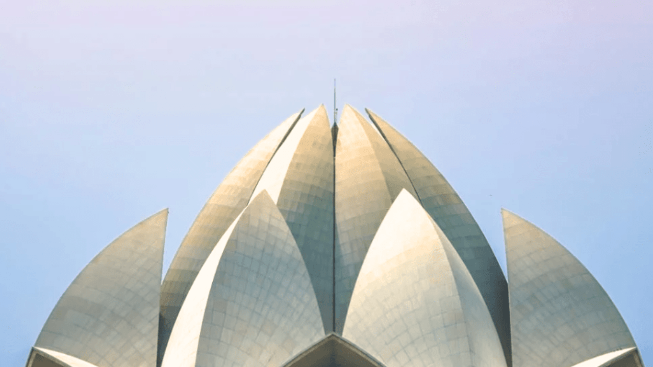 Lotus Temple #Cheap Places to Visit in Delhi